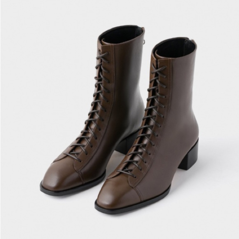 Beautiful AEYDE - NOEL - MOKA CALF ankle boots